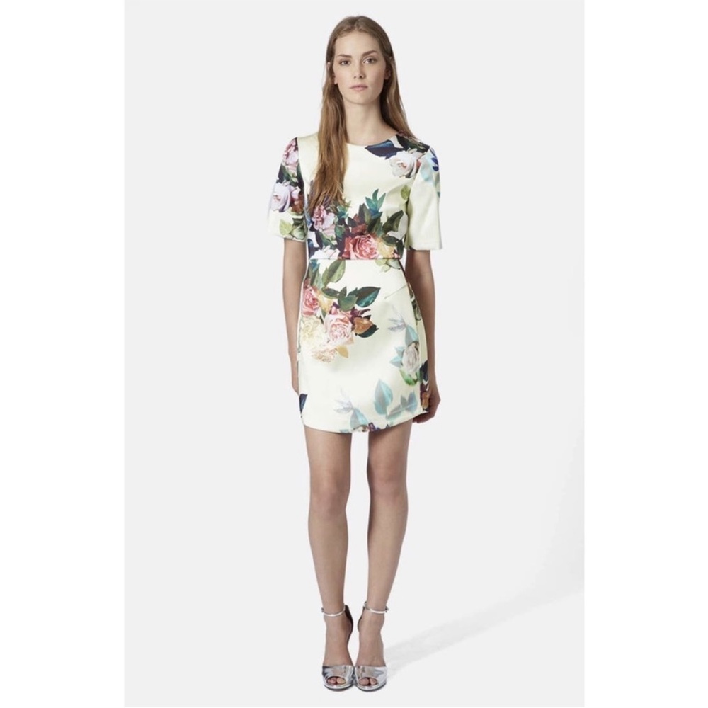 Topshop Floral Mini Dress